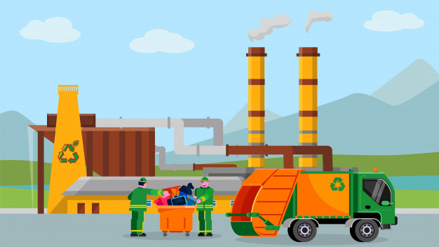 waste-recycle-plant-illustration-trash-recycling-industry-concept-people-near-truck-with-cartoon-garbage_109722-1982